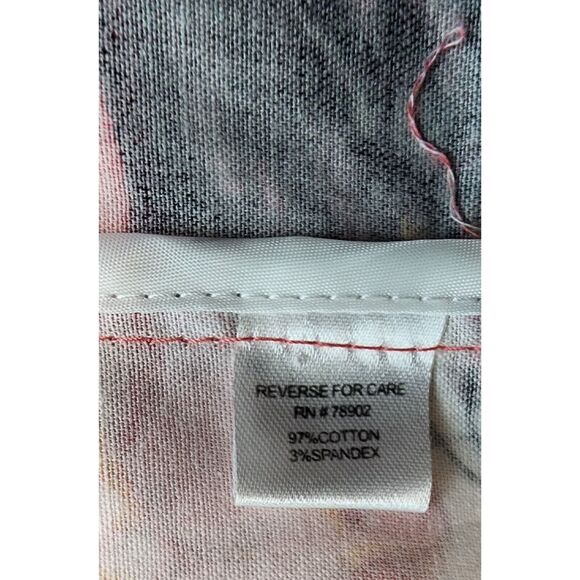 Erin London Women Size 8 Floral Multicolor Notch Lapel 3/4 Sleeve Stretch Blazer - Picture 10 of 11